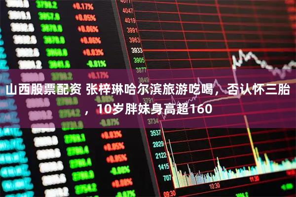 山西股票配资 张梓琳哈尔滨旅游吃喝，否认怀三胎，10岁胖妹身高超160
